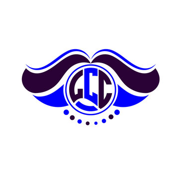 LCC letter logo creative design. LCC unique design