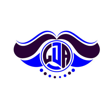 LDA letter logo creative design. LDA unique design