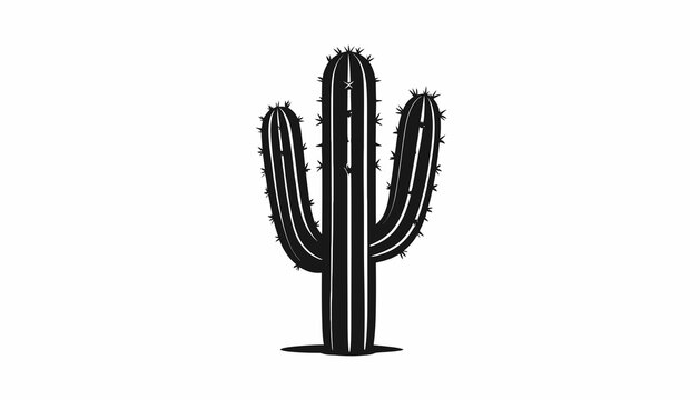 Cactus plant with sharp spines.