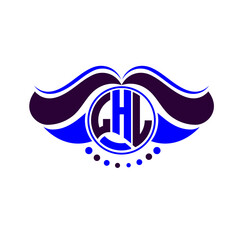 Naklejka premium LHL letter logo creative design. LHL unique design