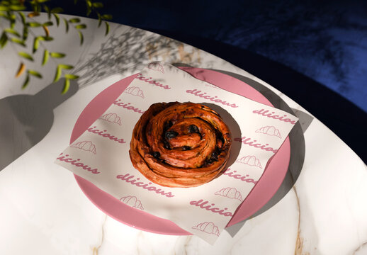 Bakery Wrapping Paper Mockup