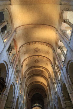 Domed vault in the Basilica of Saint-Sernin in the French city of Toulouse  