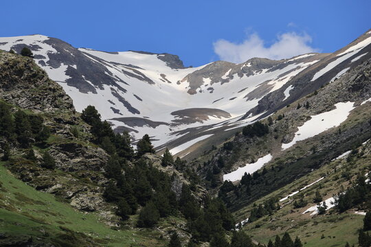 Vall de Nuria-Valley of Nuria - located in the Pyrenees in northern Catalonia, near the French border