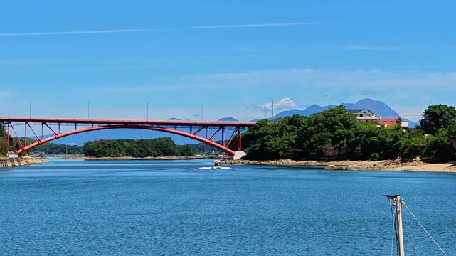 夏の天草5号橋　松島橋