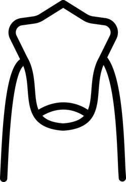 Black nail shape icon in outline and line style vector featuring square, oval, almond, coffin, stiletto, round and manicure salon designs isolated on transparent background