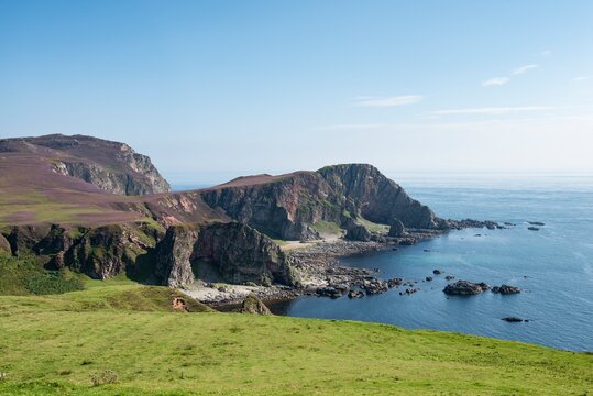 United Kingdom, Scotland, Inner Hebrides, Isle of Islay, cliff coast at Mull of Oa
