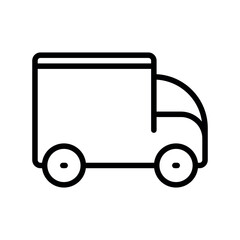 Fototapeta premium Cargo transport vehicle delivery van representing commercial logistical shipping services