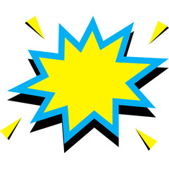 Fototapeta premium Doorprize Banner Explosion Effect