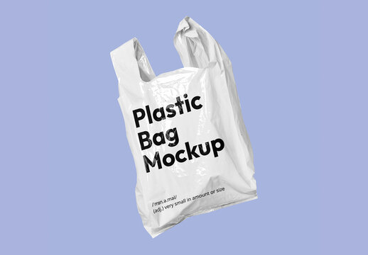 Plastic Bag Mockup Design PSD