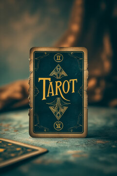 Tarot magical occultism card symbolism for divination telling and prediction of future AI Generative
