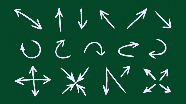 Sketches Arrows Pack 01 / Direction & Rotation Arrows