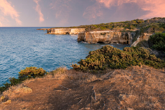 Baia al tramonto - Salento