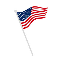 Obraz premium America Usa Flag Illustration
