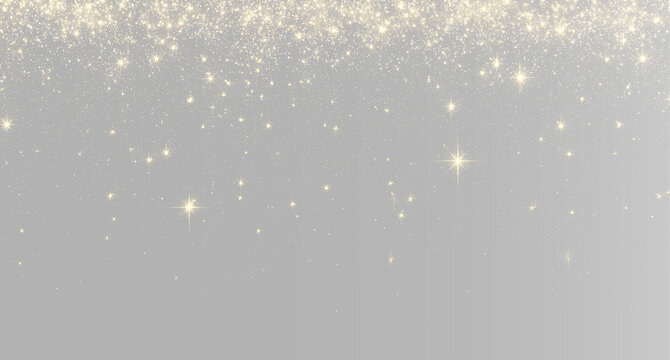 Golden glitter curtain gold sparkle hanging stars festive decoration luxury glowing Christmas New Year lights falling glitter