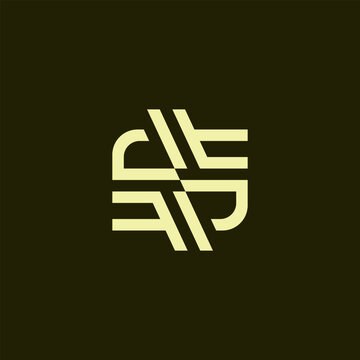 Letter SL Monogram logo vector