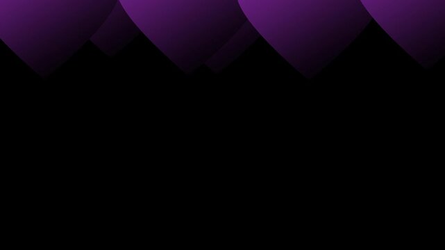 Vibrant Purple Hearts Background Honoring Military Heroes on Purple Heart Day.