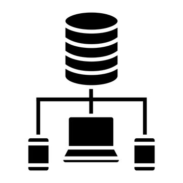 Remote access icon vector. Secure remote connection illustration sign. Remote login symbol. Remote access logo or mark.