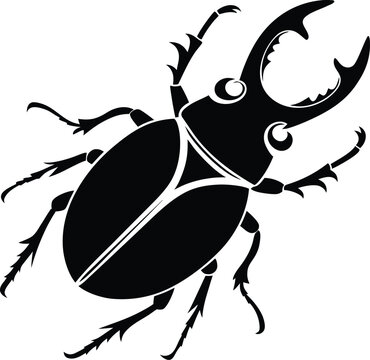 debugging silhouette vector icon  bold geometric s
