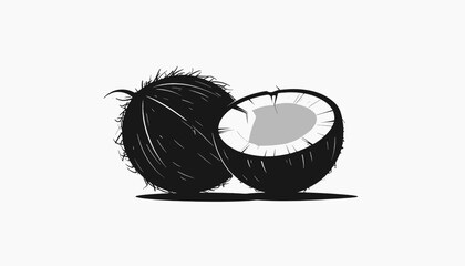 Coconut Fruit Tropical Food Ingredient. © ikhsan