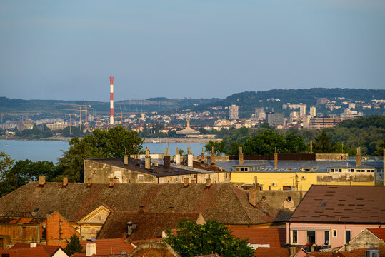 Cityscape of Zemun municipality of Belgrade, capital of Serbia
