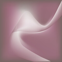 Abstract dusty rose geometric background with elegant white wavy lines © SarifinJahan