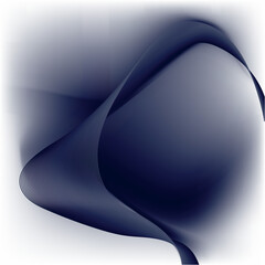 Abstract deep navy blue fluid gradient background with elegant blended line waves © SarifinJahan