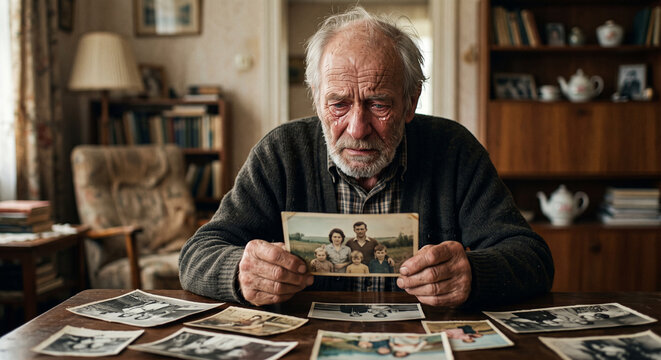 Reflecting on cherished memories through old photographs