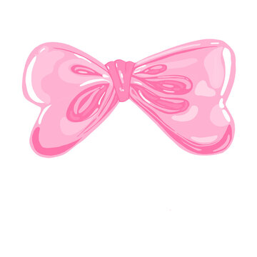 pink ribbon bow