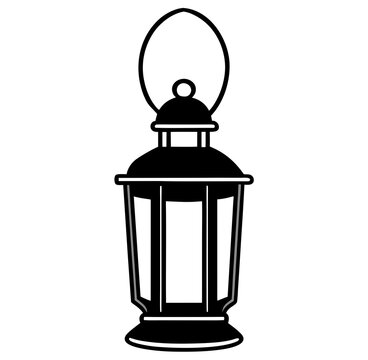 street lamp vector