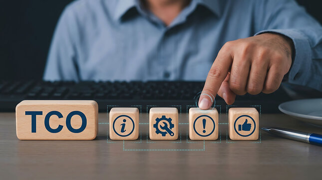 Total Cost of Ownership TCO Business Decision Risk Management Concept