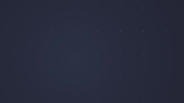 subtle animated dark blue background with glowing white dots and grid pattern, abstract technology or space theme