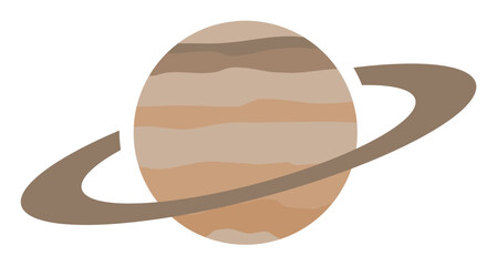 saturn planet cute cartoon sticker © Ekatamadesign