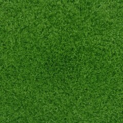 Fototapeta premium Aerial Top View of Lush Green Agricultural Field with Dense Crop Pattern Background