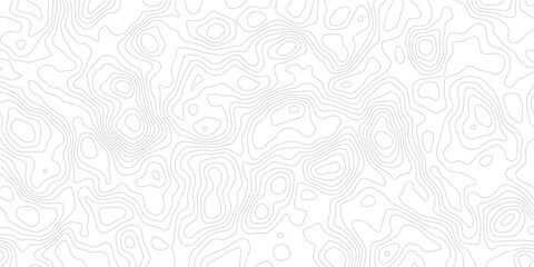 Abstract Geographic Contour Map Background with White Paper Cut Layers and Flowing Wavy Relief Illustration  © ALAMA