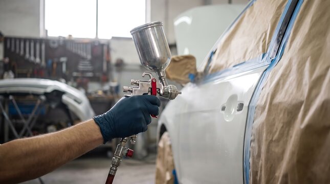Car body repair and painting service