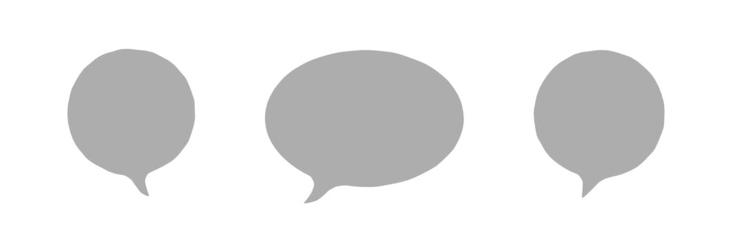 Transparent PNG speech bubble set with black and white comic bubbles collection overlay chat cloud icons vintage style graphic elements for talk communication templates isolated vector design retro