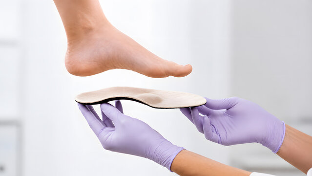 Orthotic Insole Fitting For Foot Arch Support
