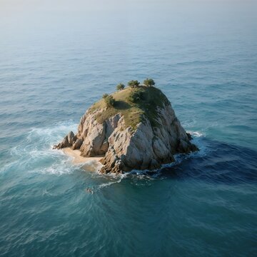 small island in the sea