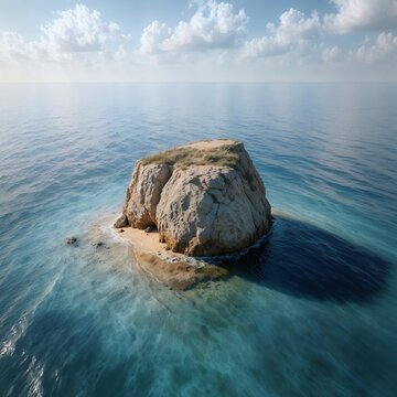 small island in the sea