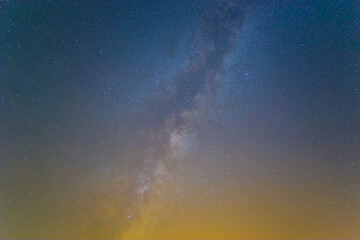 closeup milky way on night starry sky  background © Yuriy Kulik