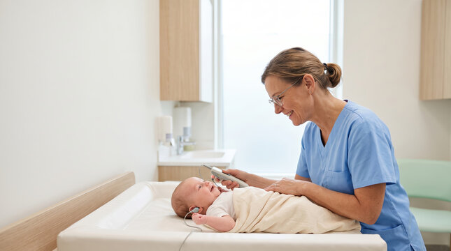 Newborn Baby Hearing Screening Clinic for Early Auditory Diagnosis