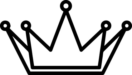 Crown icon symbol royal headband jewelry crown royalty monarch crest emblem tiara © VectoLover