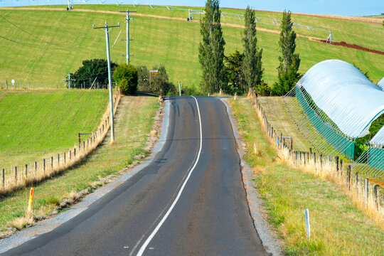 Rural Road in North West Tasmania