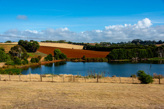 Agricultural Fields in North West Tasmania