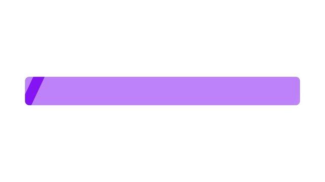 Purple Lower Third Banner Graphic with Sleek Shape, Broadcast and Video Content Creation