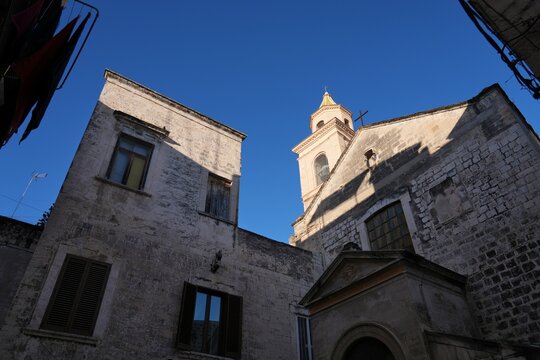 Chiesa di San Matteo - Saint Matthew church. Landmark architecture in Bisceglie in Apulia region of Italy.