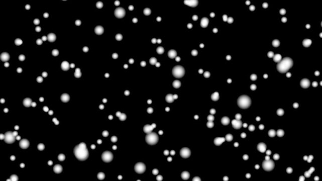 White glowing bokeh particles overlay