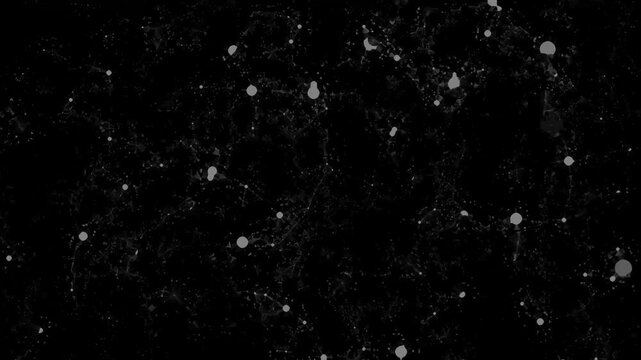 Scattered white particles on surface