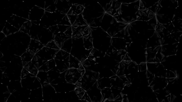 Abstract 3D glossy fluid texture