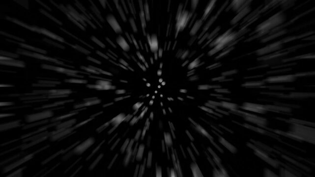 Abstract warp speed motion blur